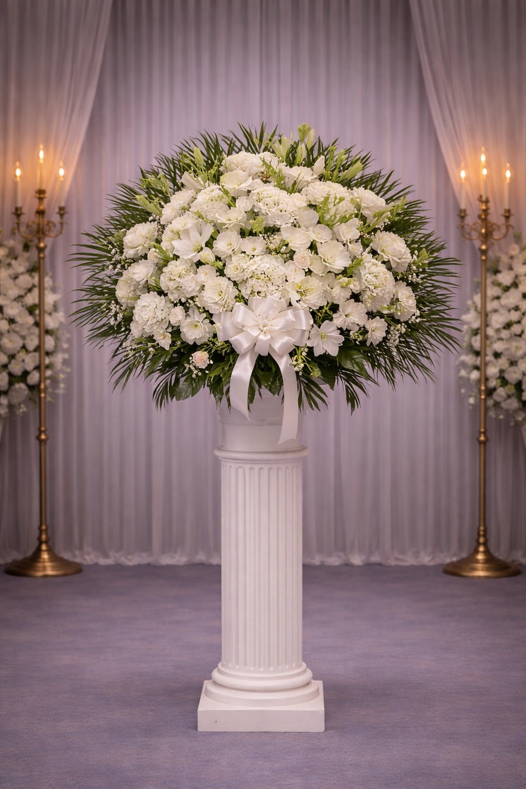 White standard basket