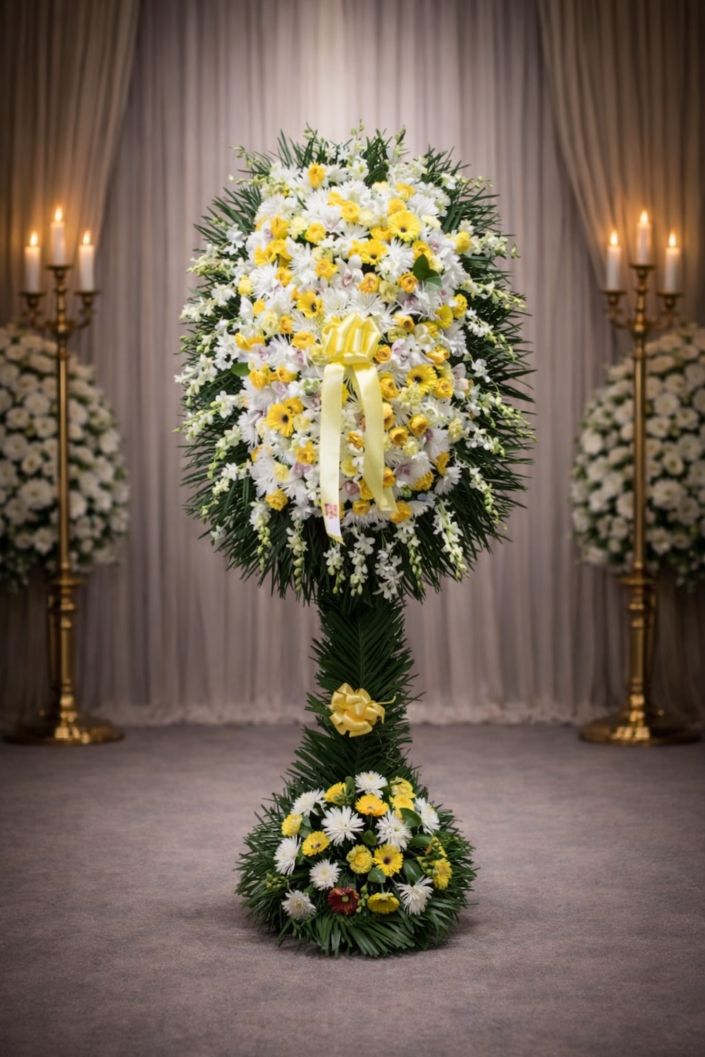 White and Yellow Assorted Spray