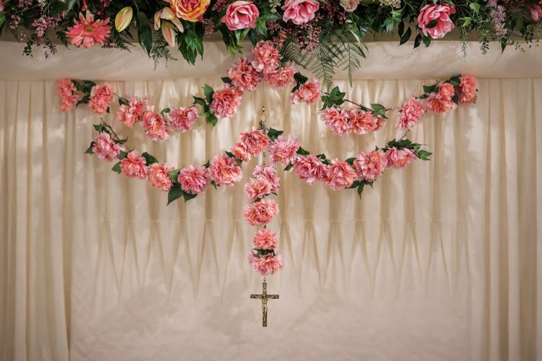 Real Pink Carnation Rosary