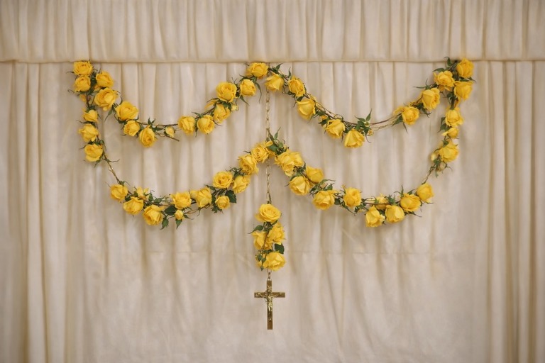 Real Yellow Rose Rosary