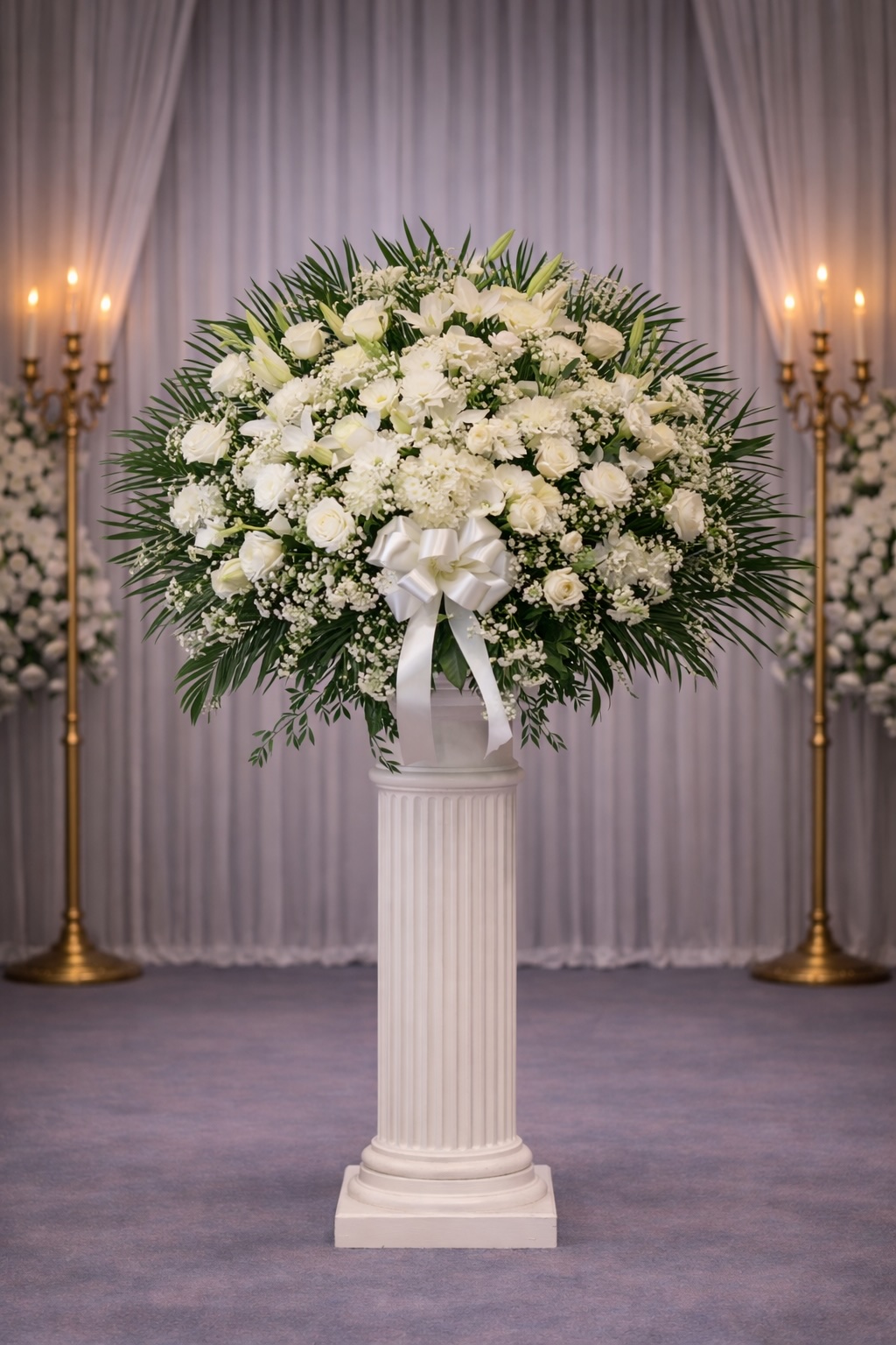 White standard basket