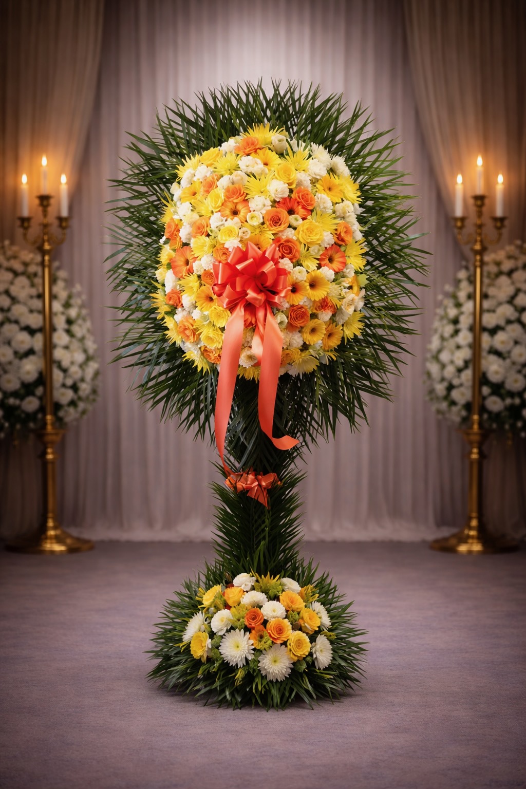 Yellow, Orange and White Assorted Spray