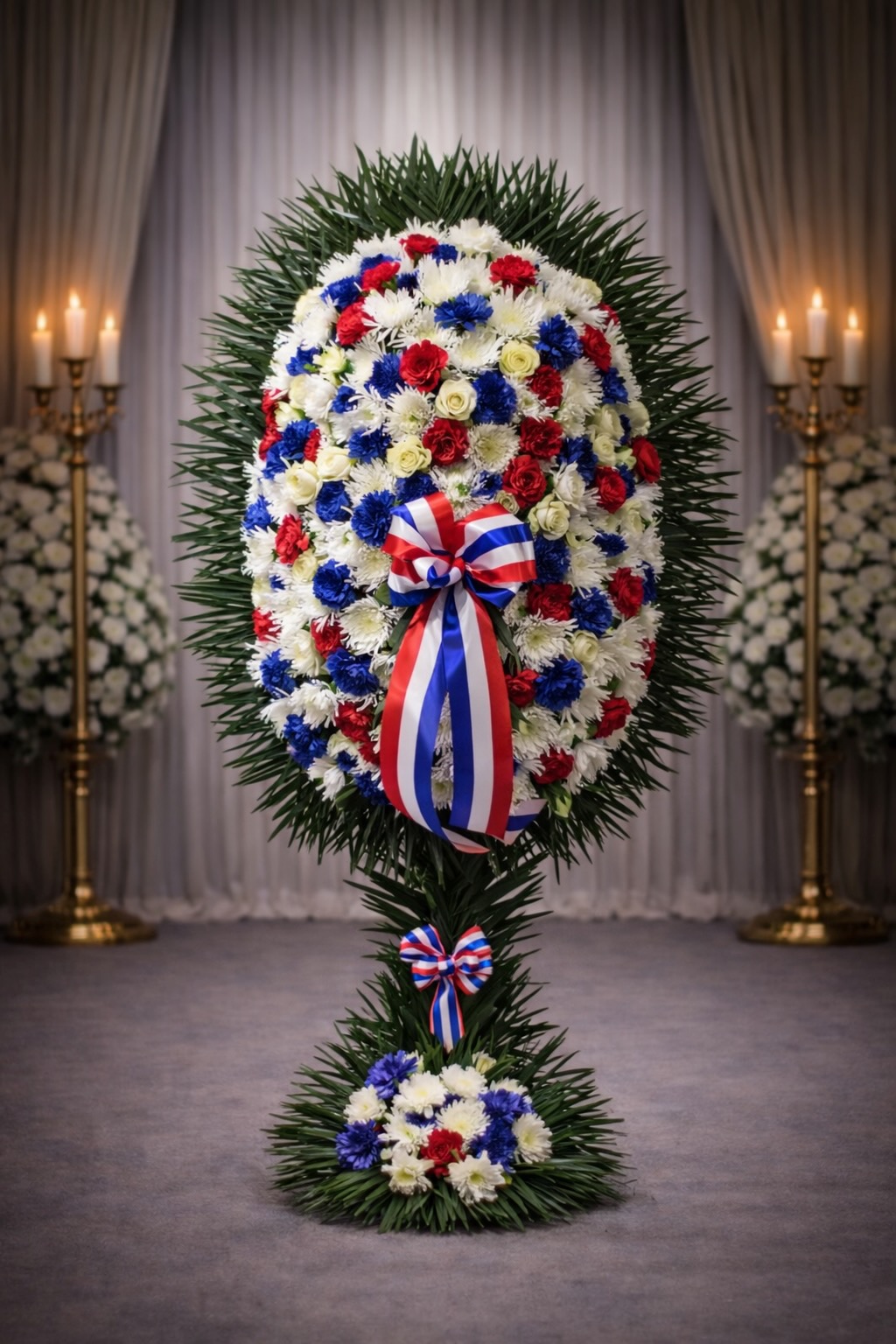 Patriotic assorted spray