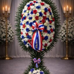 S2040: Patriotic assorted spray