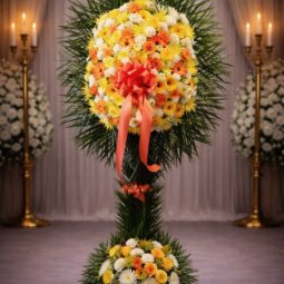 S0950: Yellow, Orange and White Assorted Spray