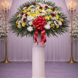 SB1000: Yellow, red and white  standard basket