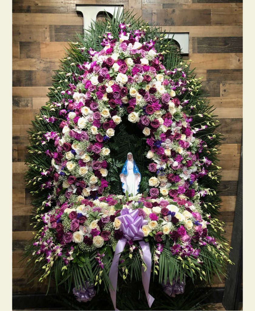 Golden gates of heaven opening against blue cloudy sky, image size:840x1024