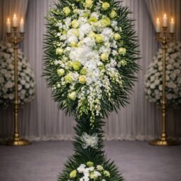 S2310: White and green freeflowing spray