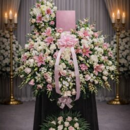 BI0550: Pink and White Assorted Real Bible Keepsake